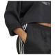 Adidas Γυναικείο φούτερ Rhinestone Trefoil Loose Crop Hoodie